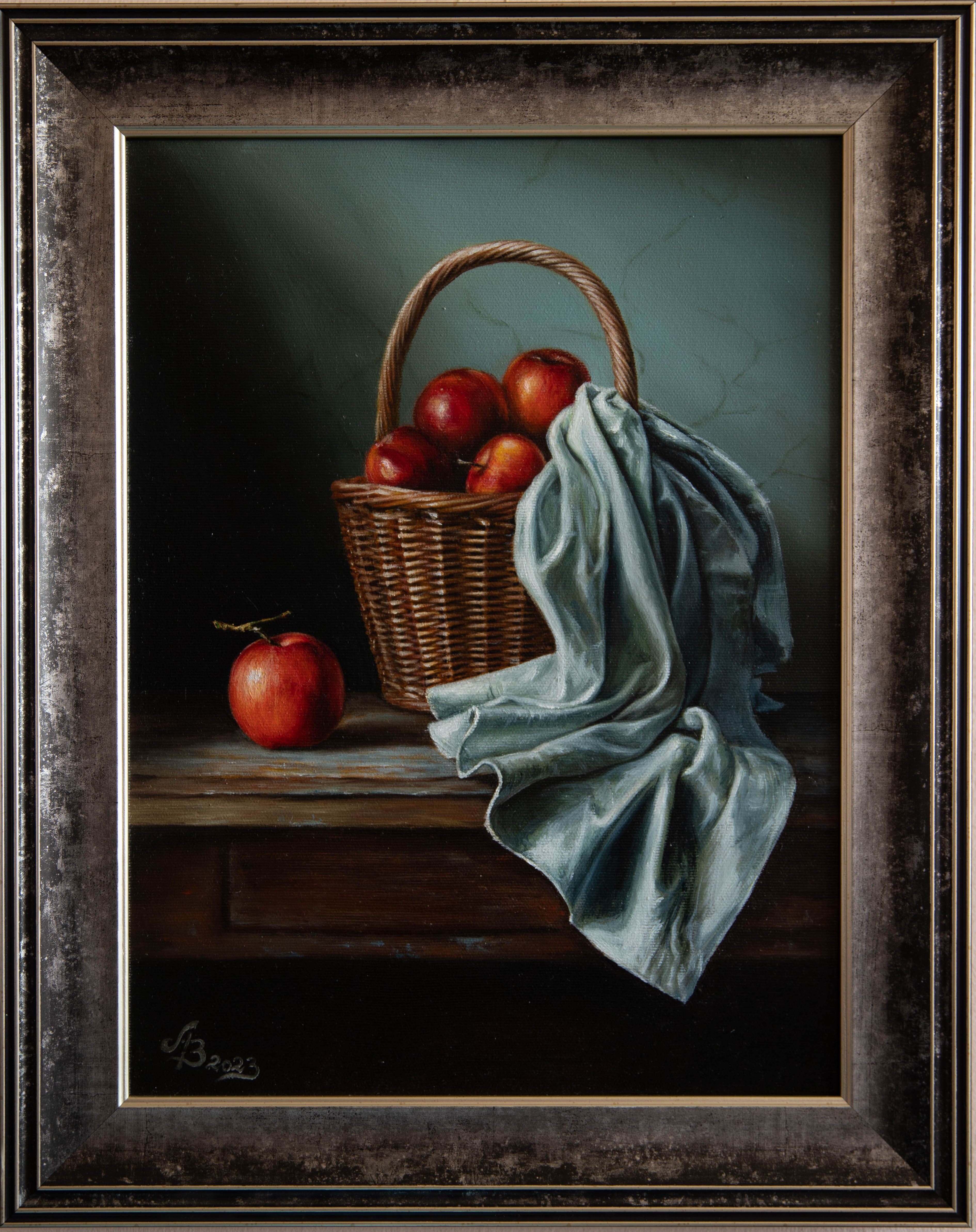 Still Life With Red Apples by Anton Balan