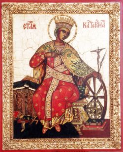 St. Catherine by Ventsislav Shtarkov