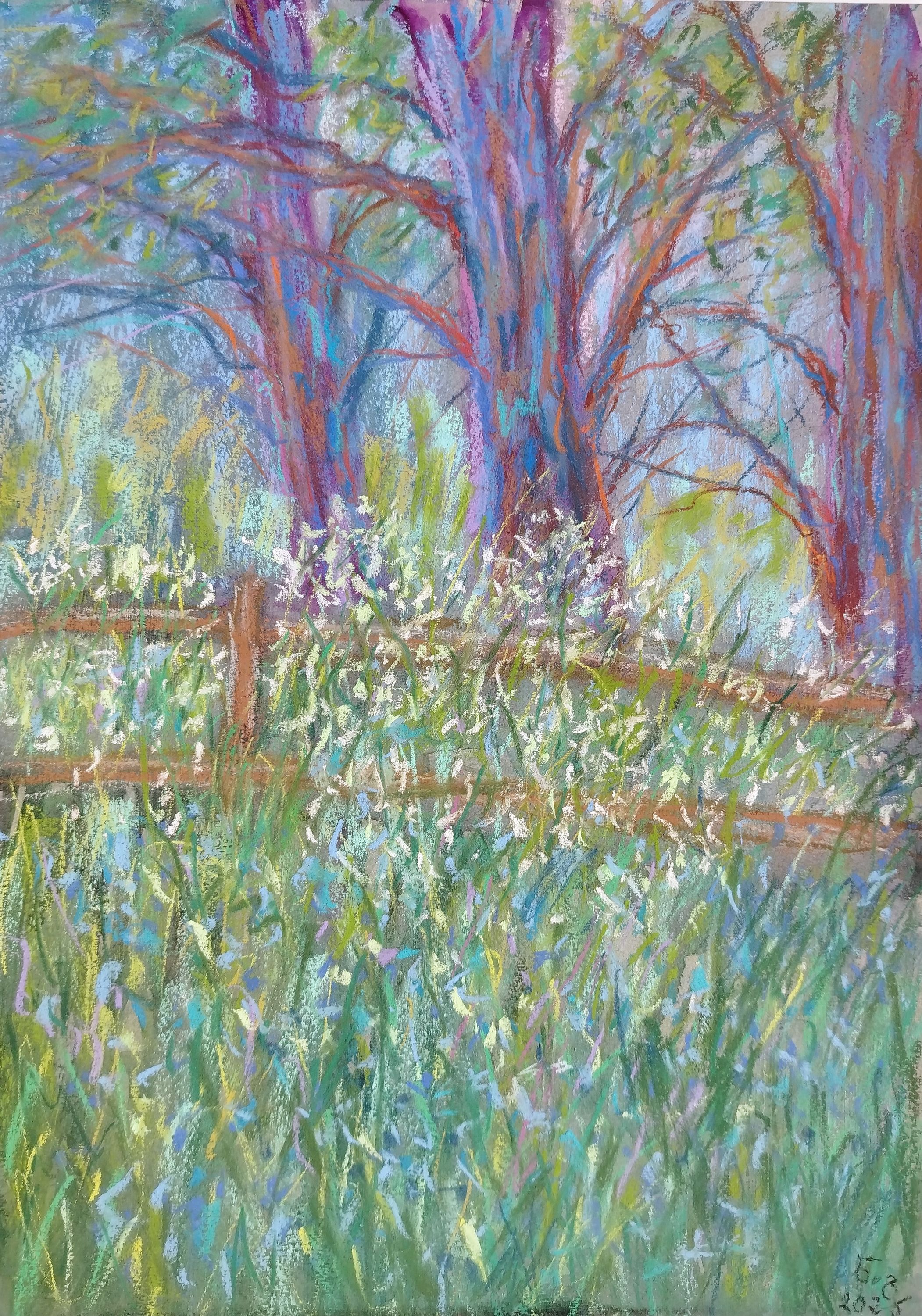 Under The Blooming Trees by nino gudadze