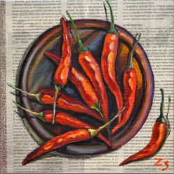 Hot Pepper by Zoriana Shymko