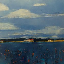 Blue Landscape 1 by Kestutis Jauniskis