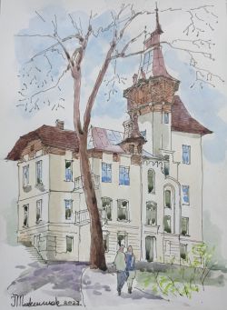 Villa Dolynskyi 2023 Series Lviv Sketches by Ihor Maksymyuk