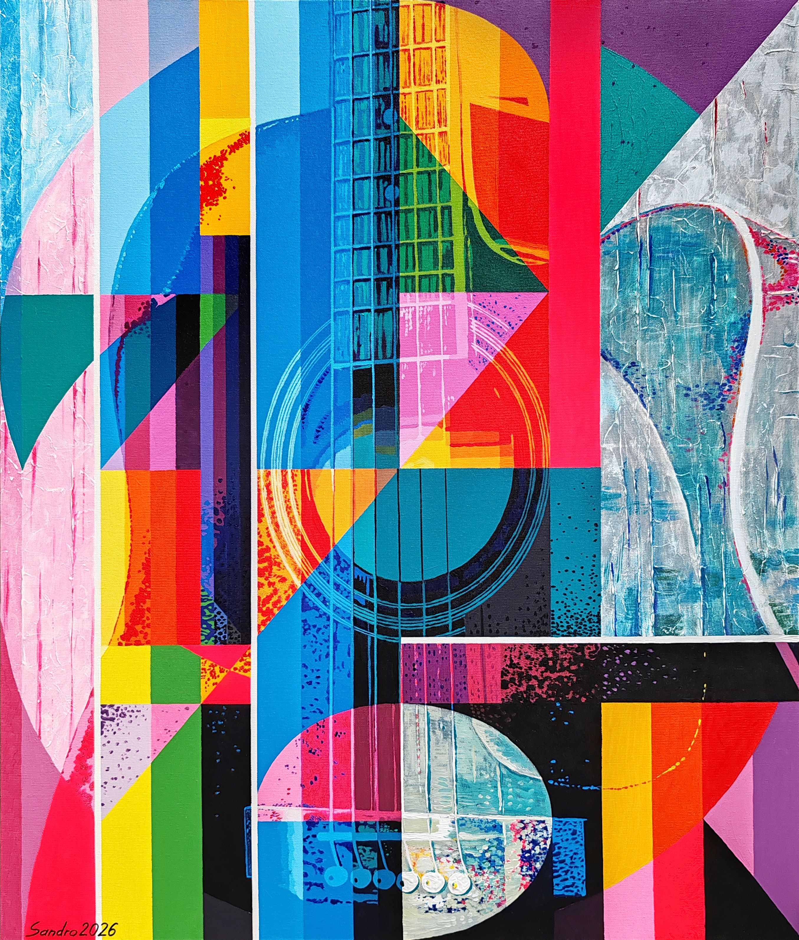 Silent Guitar by Sandro Chkhaidze