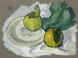 Still Life With Quince by Ivan Kolisnyk
