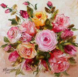 Bouquet Of Roses by Bissinger Elena