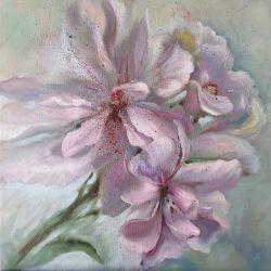 Pink Rhododendron by Elena Mardashova