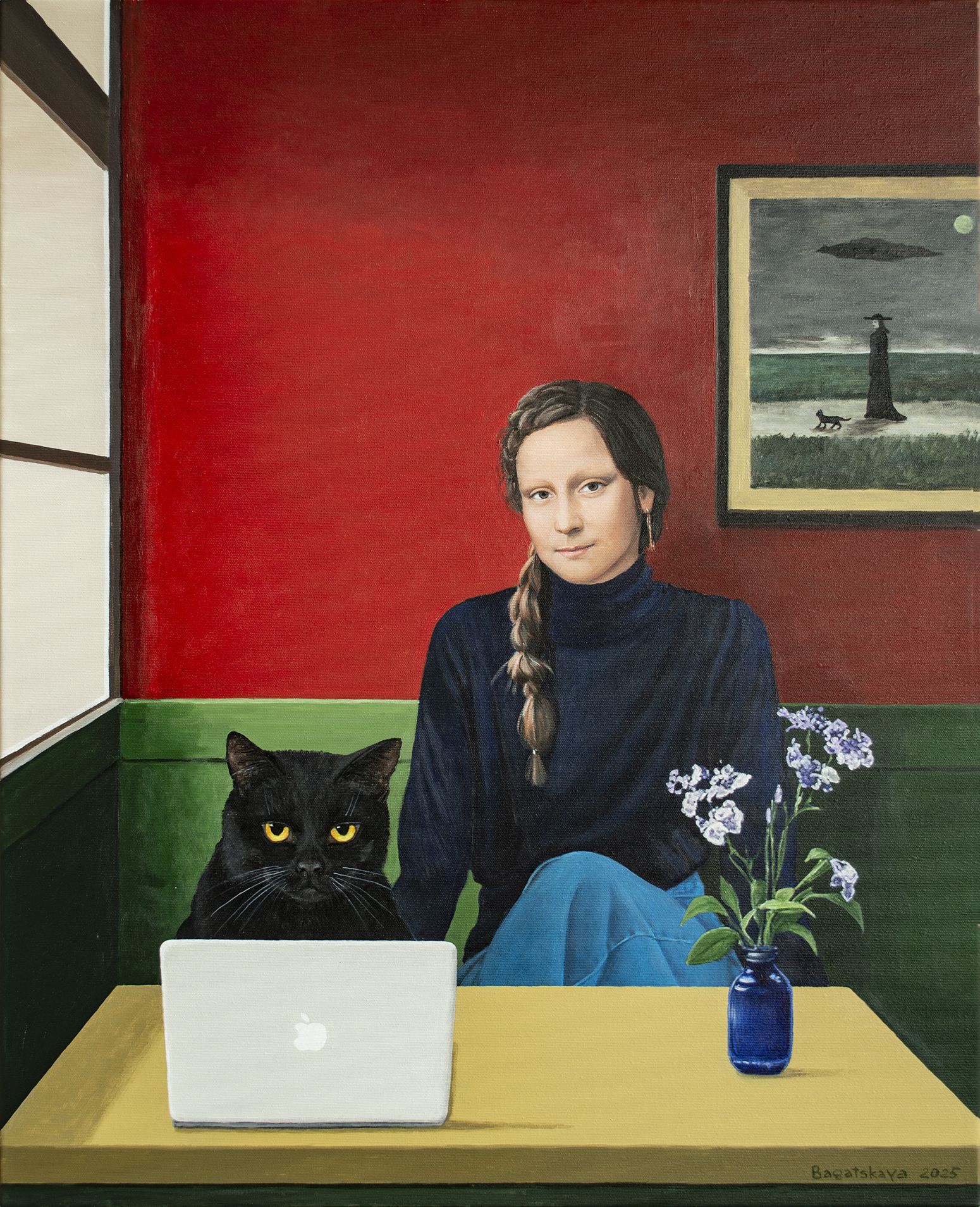 The Cat Read The Emails First by Nataliya Bagatskaya