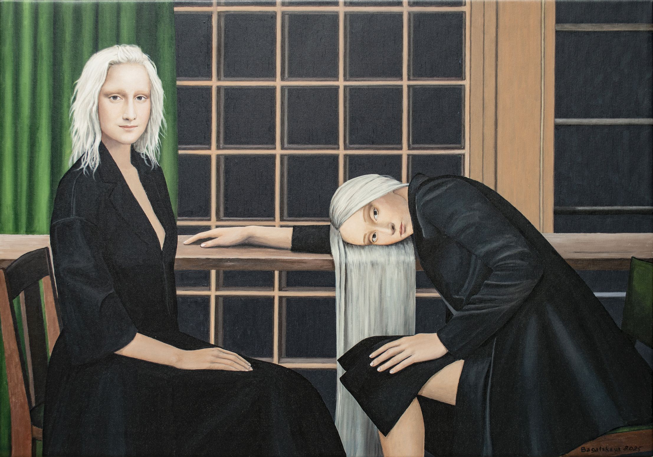 Sitting Gracefully While The World Falls Apart by Nataliya Bagatskaya