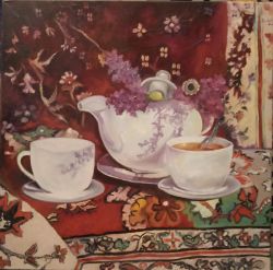Lavender Tea by Larisa Bogatova