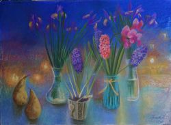 Stillife With Hyacint by Natalya Grosheva