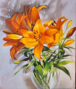 Lilies Are Here by Elena Mardashova