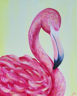 Фламинго  Flamingos by Natalija Mironova