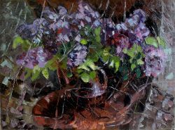 Still Life  Lilacs by Ara Ghevondyan