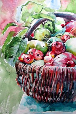 Still Life With Autumn Fruits by Kovacs Anna Brigitta