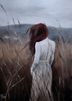 Girl With Red Hair by Mishel Alekyan